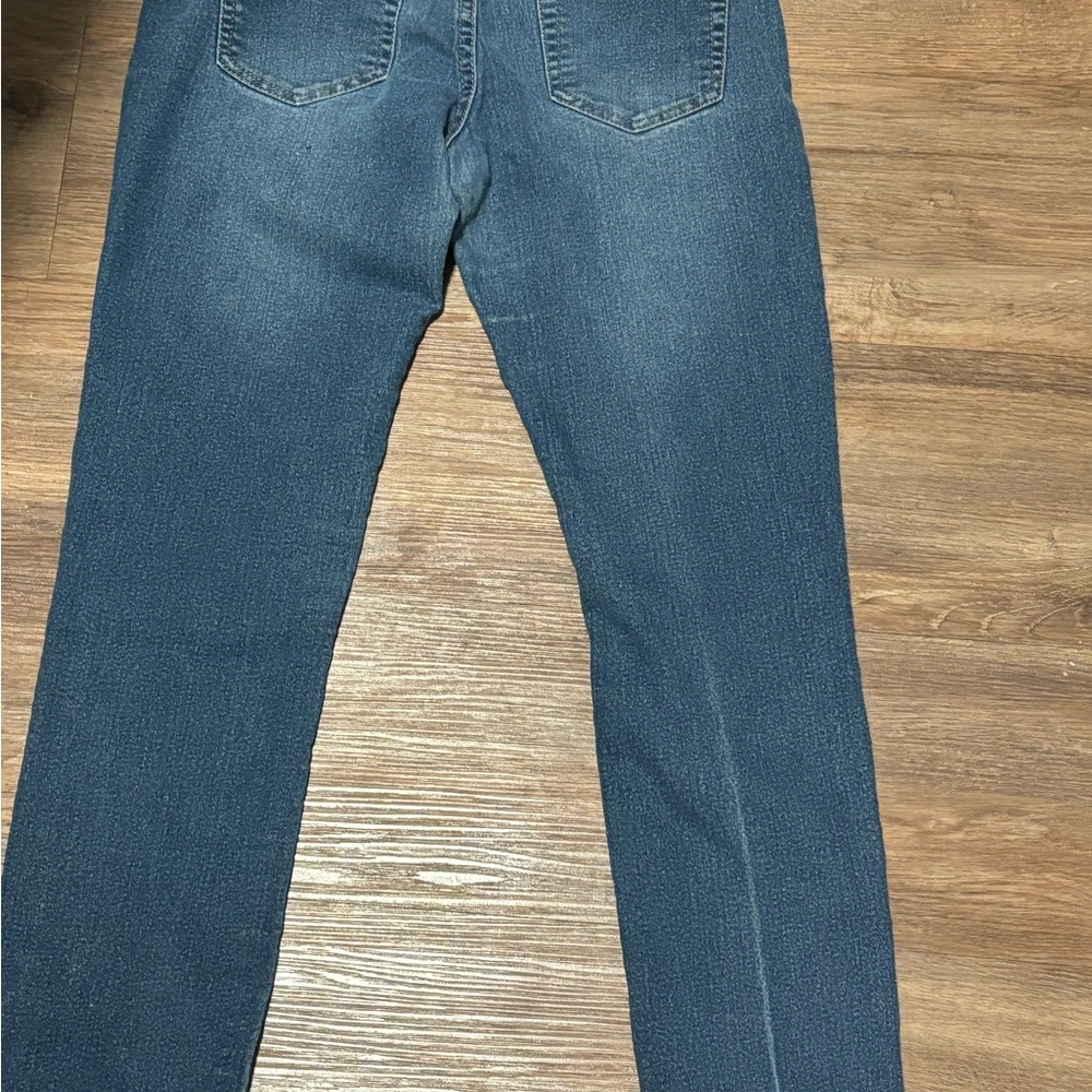 GOGO Women's Straight Leg Jeans in Deep Blue